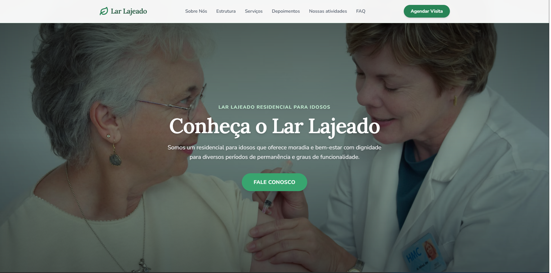 Página de Portfólio desenvolvida para Estúdio de Arquitetura